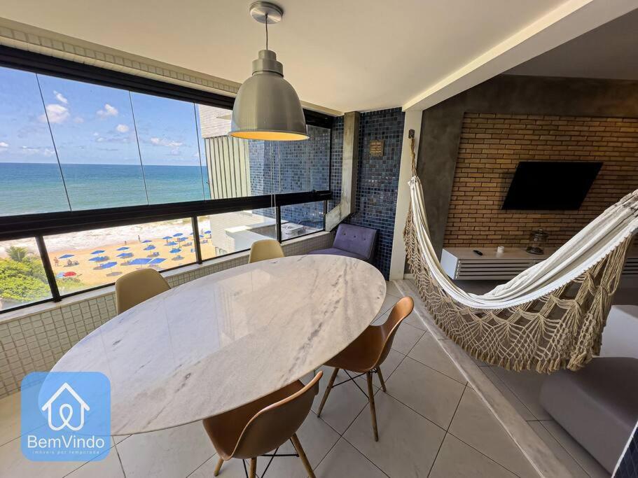 Apartamento Completo Com Vista Mar E Pe Na Areia Salvador Exterior foto